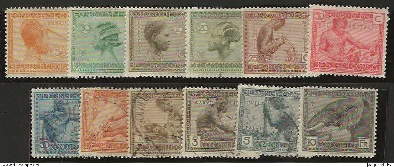 Congo   .   OBP    .   106/117      .    O  En  *      . Gestempeld  En Ongebruikt - Used Stamps