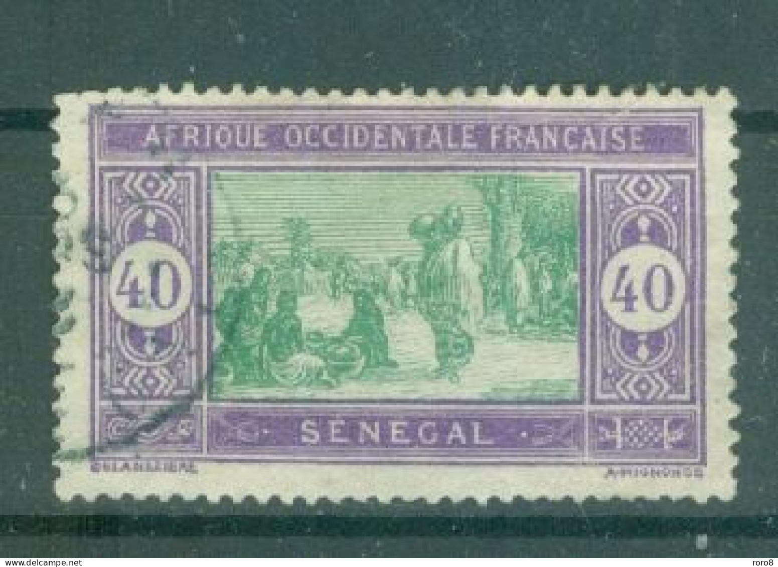 SENEGAL - N°63 Oblitéré - Marché Indigène. - Usati