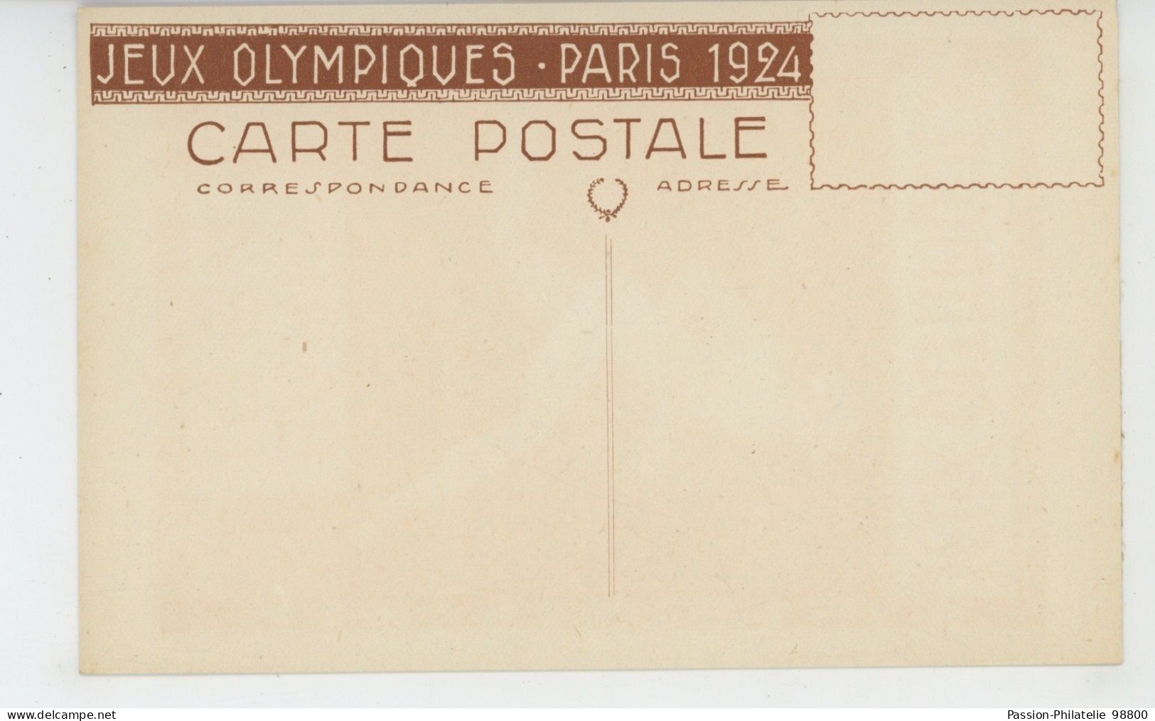 SPORTS - JEUX OLYMPIQUES PARIS 1924 - Pochette Complète De 8 Cartes : Lutte Aviron Javelot Tennis Rugby Boxe Saut Course - Olympische Spiele