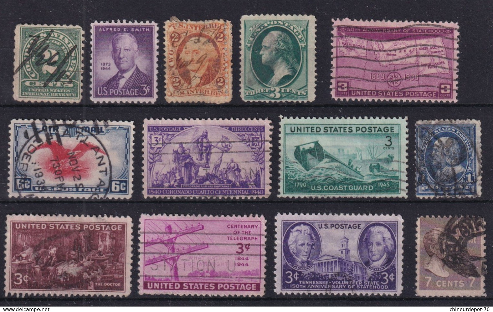 Timbres  Etats-Unis - Andere & Zonder Classificatie