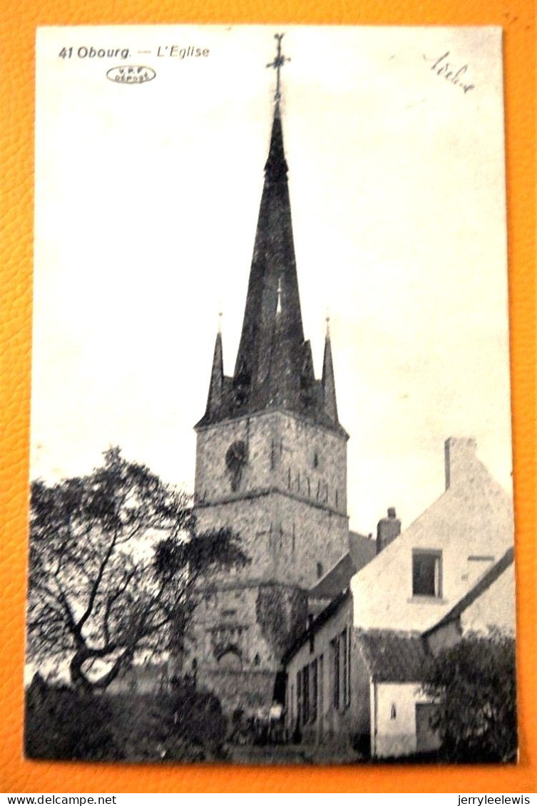 OBOURG  -  L'Eglise  -  1911 - Mons
