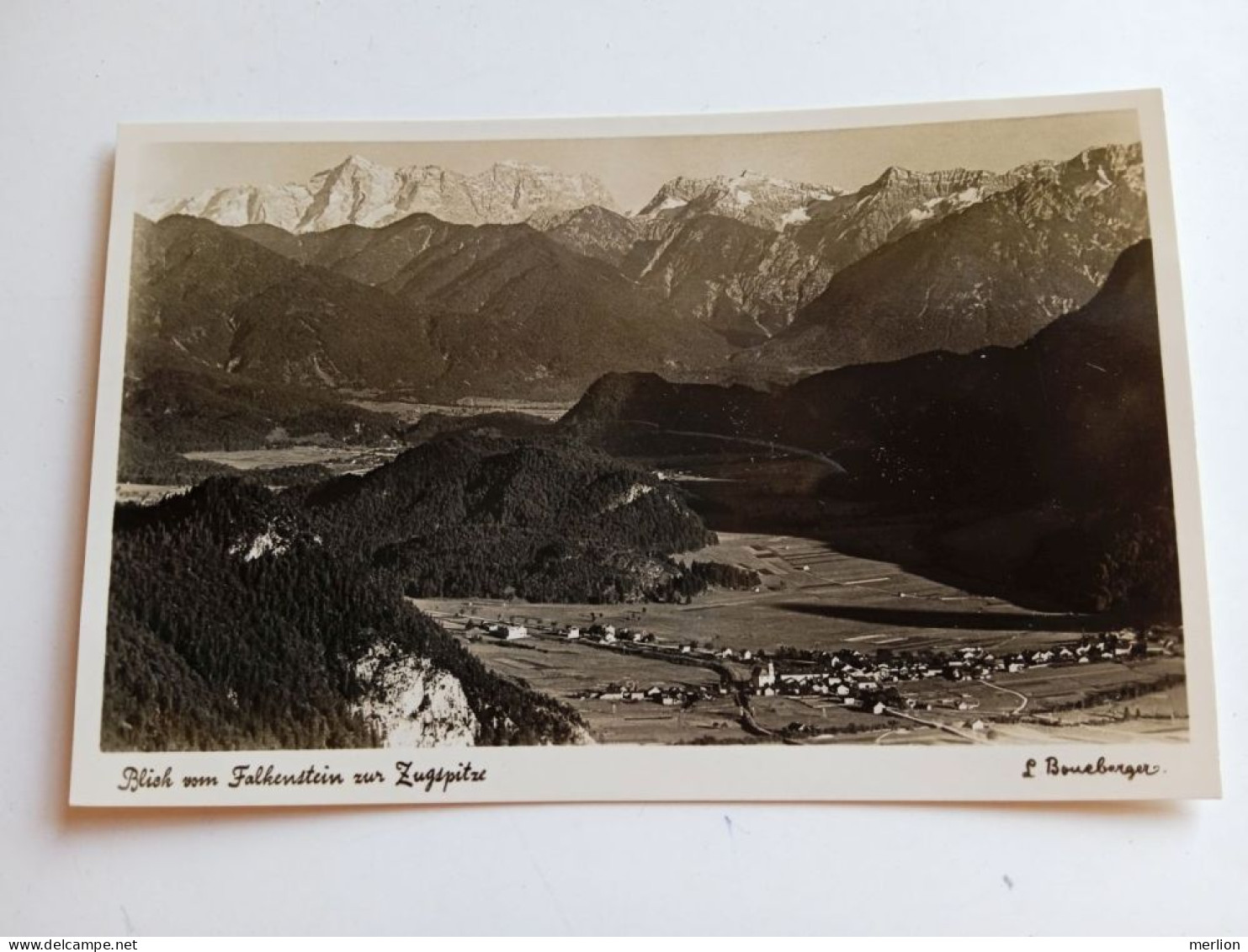 D202610   AK CPA - BLICK VOM FALKENSTEIN  ÜBER TIROL ZUR ZUGSPITZE - Pfronten 1930's  FOTO-AK - Pfronten