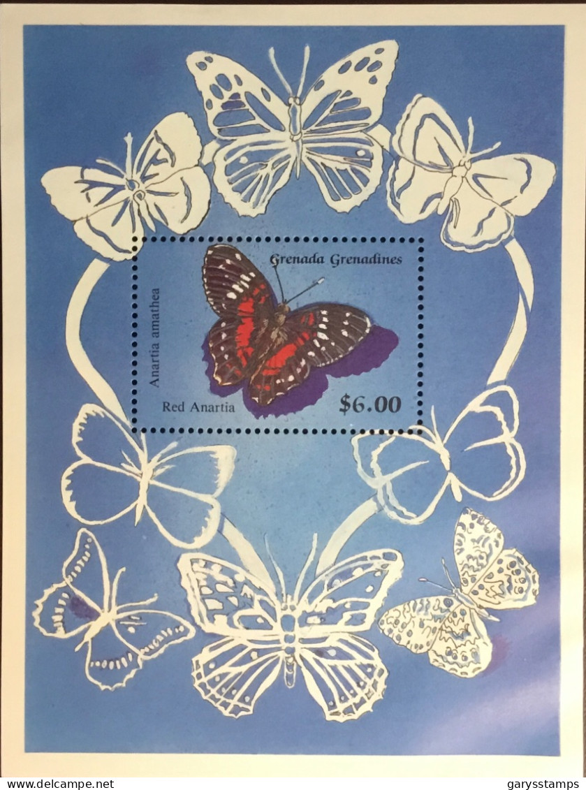 Grenada Grenadines 1989 Butterflies Minisheet MNH - Butterflies