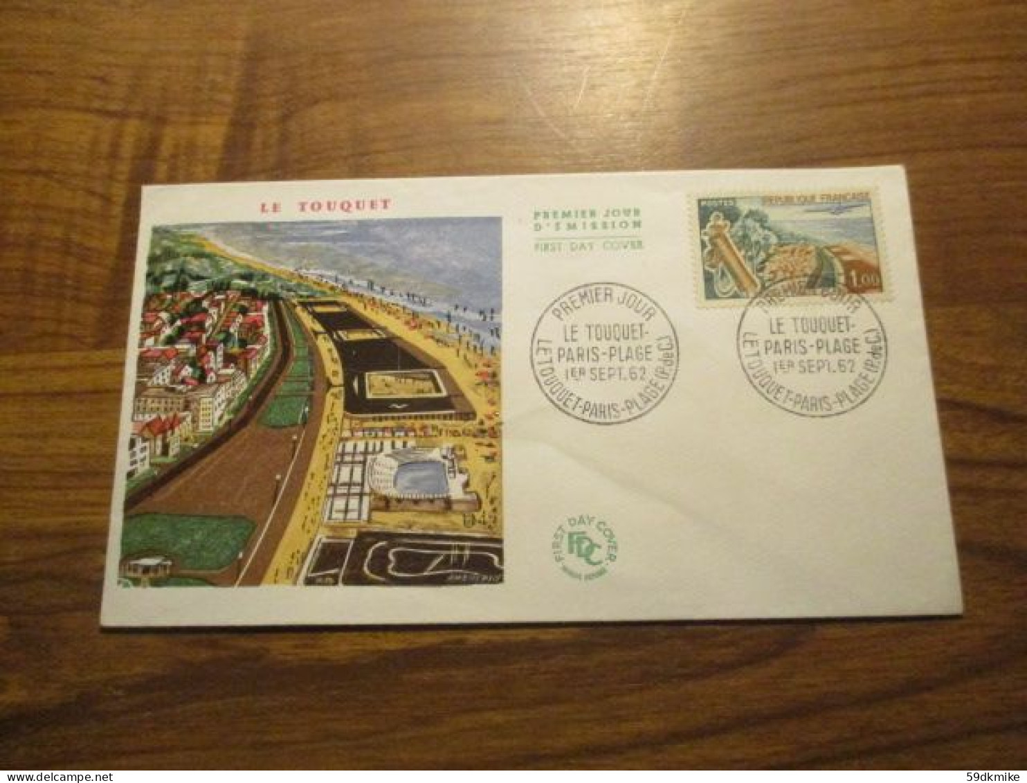 FDC - 1er Jour - France - 1962 - Le Touquet - 1960-1969