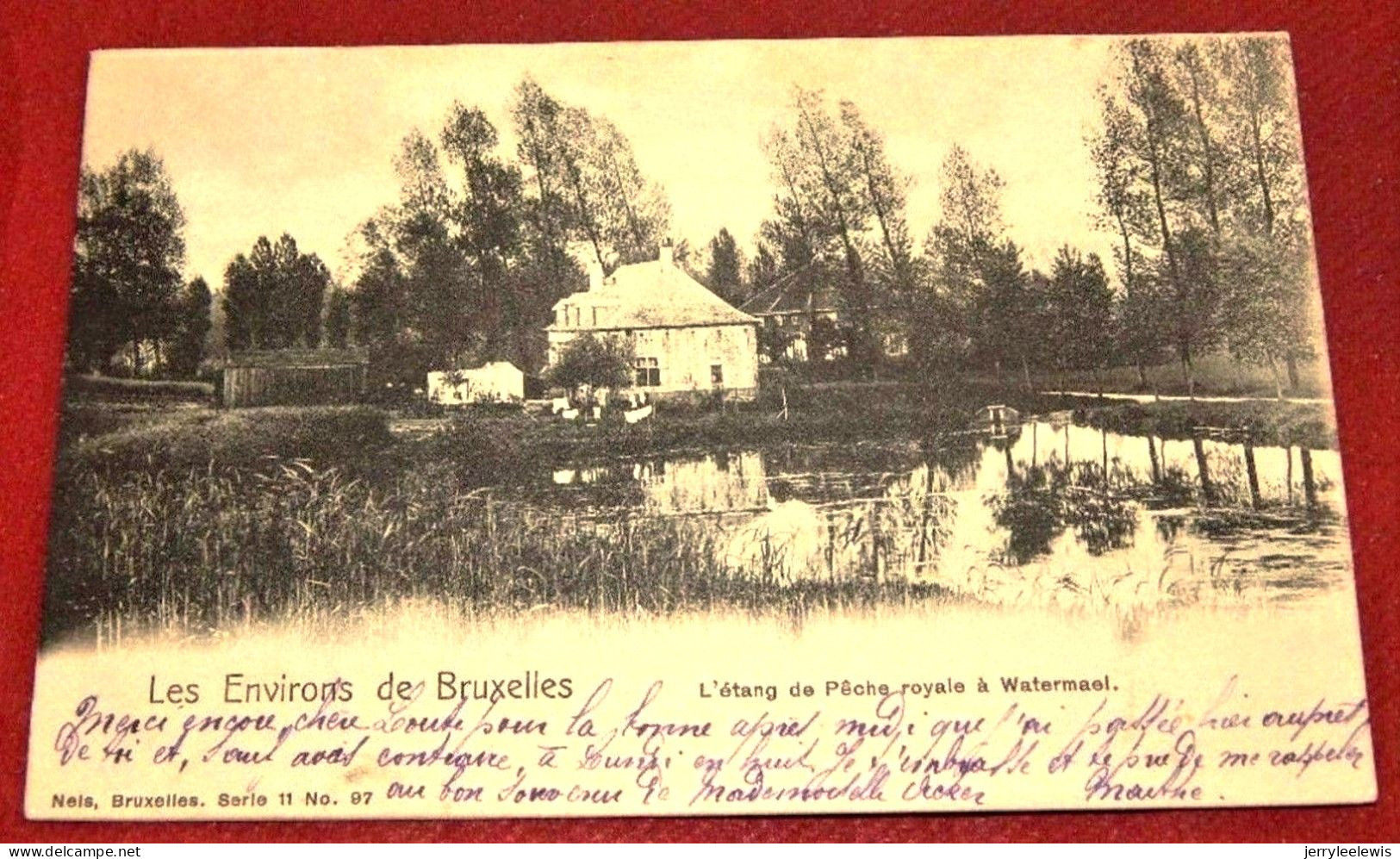 BRUXELLES -    WATERMAEL BOITSFORT   -     L' Etang De Pêche Royale à Watermael -  1903    - - Watermael-Boitsfort - Watermaal-Bosvoorde