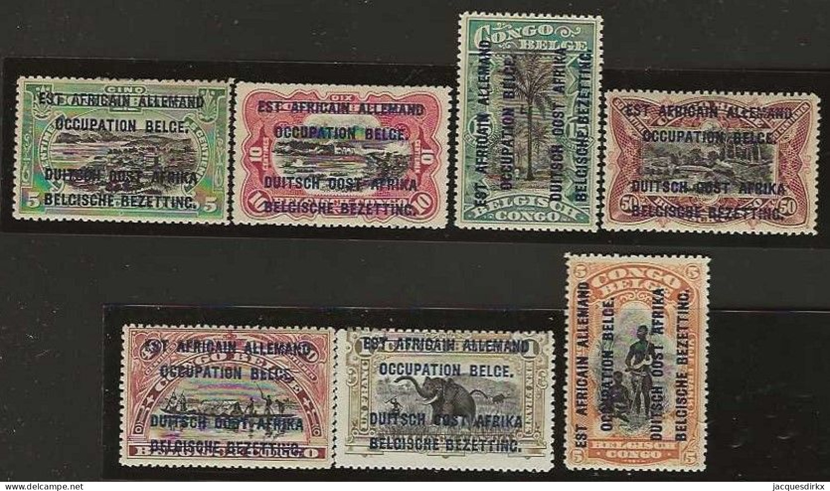 Ruanda-Urundi   .   OBP    .   8 Stamps      .    O  En  *      . Gestempeld  En Ongebruikt - Gebruikt