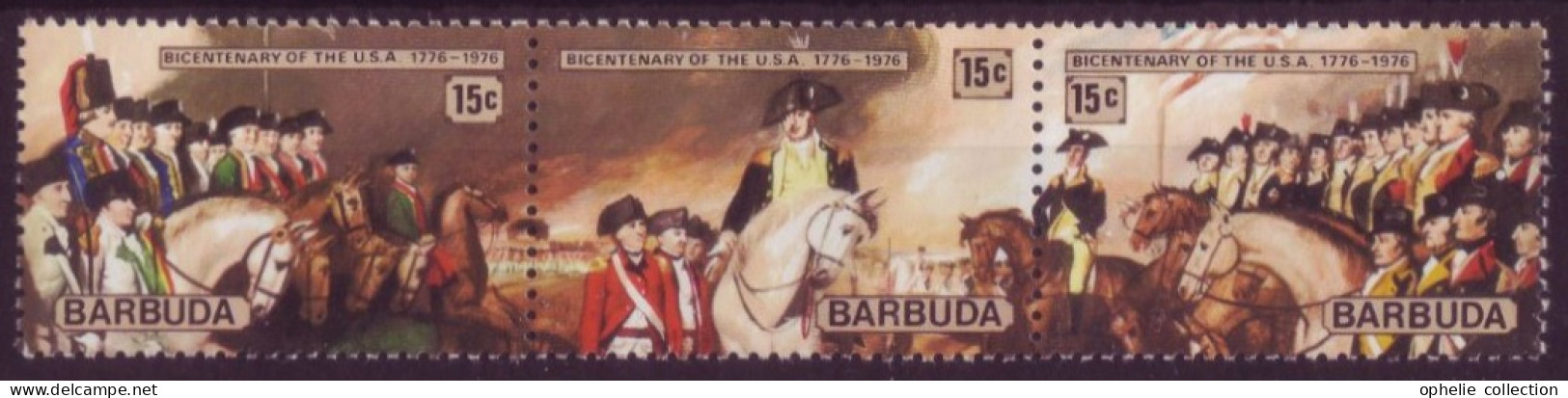 Amérique - Barbuda - Bandeau Bicentenary Of The USA  1776-1976  - 7334 - Otros - América