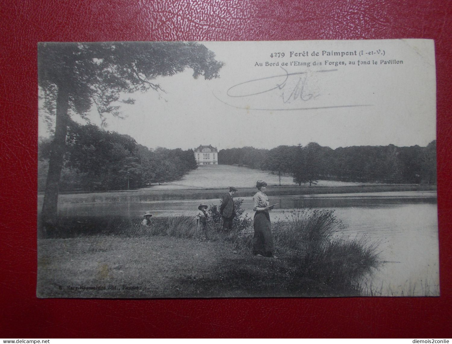 Carte Postale CPA - Forêt De Paimpont (35) - Au Bord De L'Etang Des Forges (B397) - Andere & Zonder Classificatie