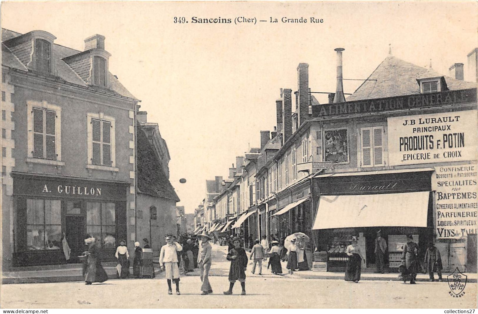 18-SANCOINS- LE GRANDE RUE - Sancoins