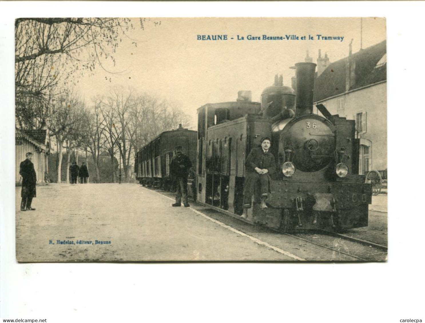 CP - BEAUNE (21) - La Gare Beaune Ville Et Le Tramway - Beaune