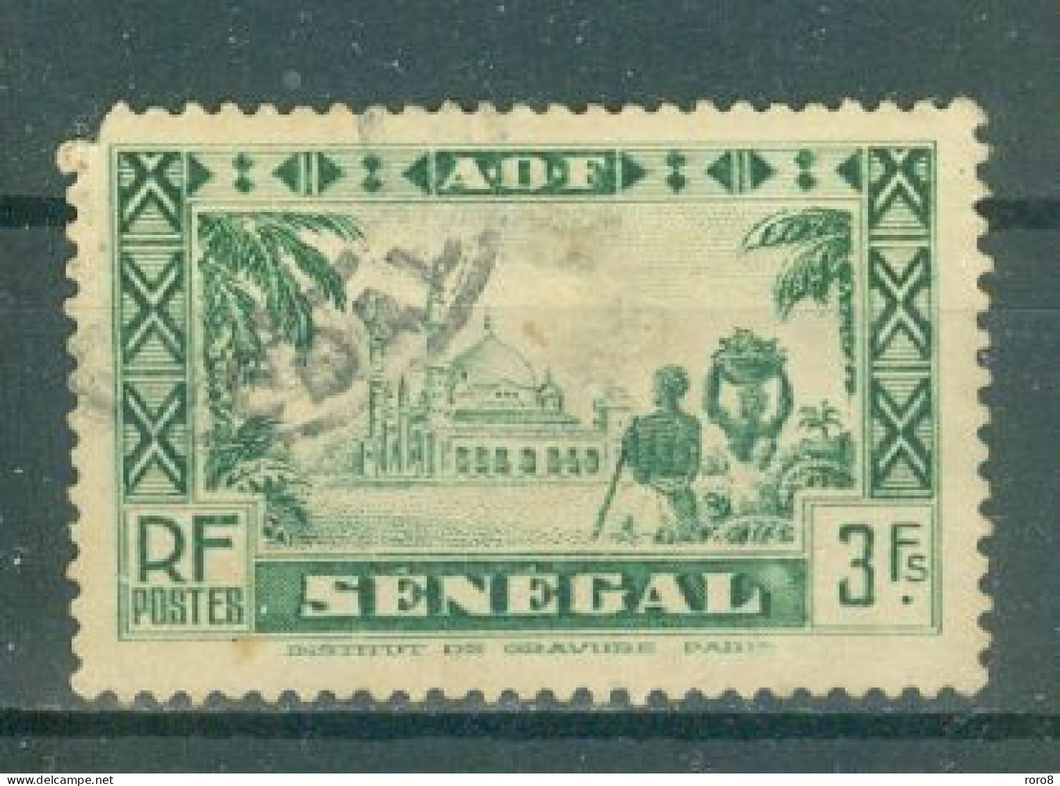 SENEGAL - N°134 Oblitéré - Mosquée De Djourbel. - Used Stamps