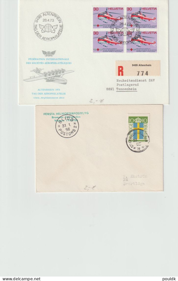 10 Covers With Helicopter Theme, Anything Can Be Here. Postal Weight Approx 270 Gramms. Please Read Sales Conditions Und - Helicópteros