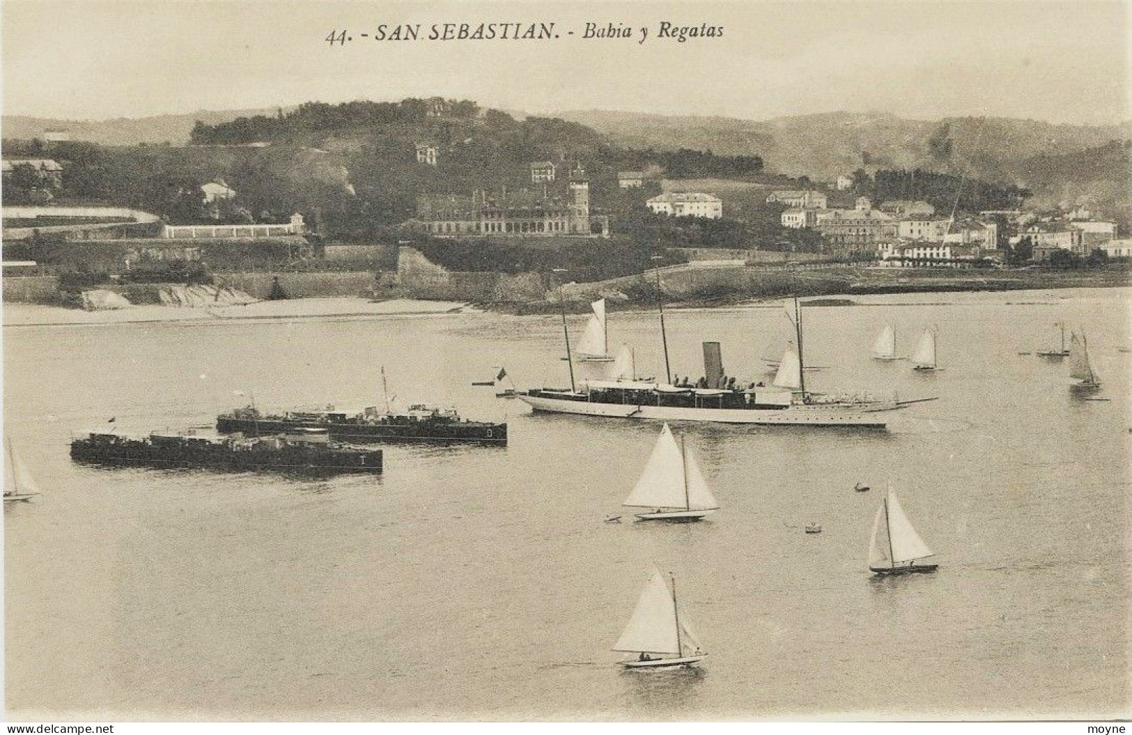 2125 - Espagne /    SAN-SEBASTIAN : BAHIA Y REGATAS        Guipuscoa - Other & Unclassified