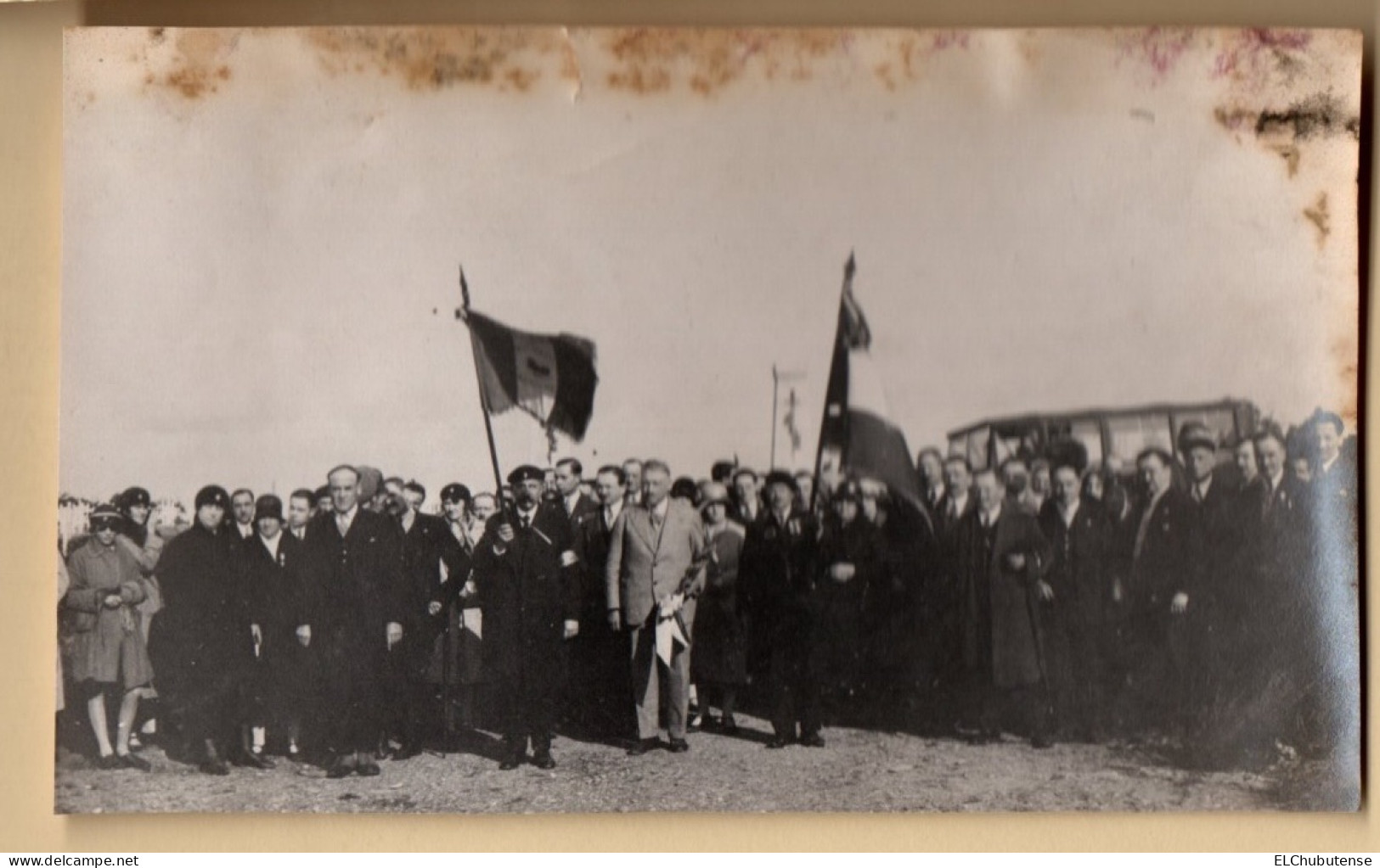 Lot Photos Cérémonie Anciens Combattants Cimetière Monument Bois De La Gruerie Argonne - Meuse Années 1930 - Orte