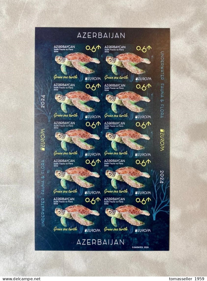 Azerbaijan-Europe 2024- 2 Imperforated  Sheetles . MNH** - Azerbaïdjan