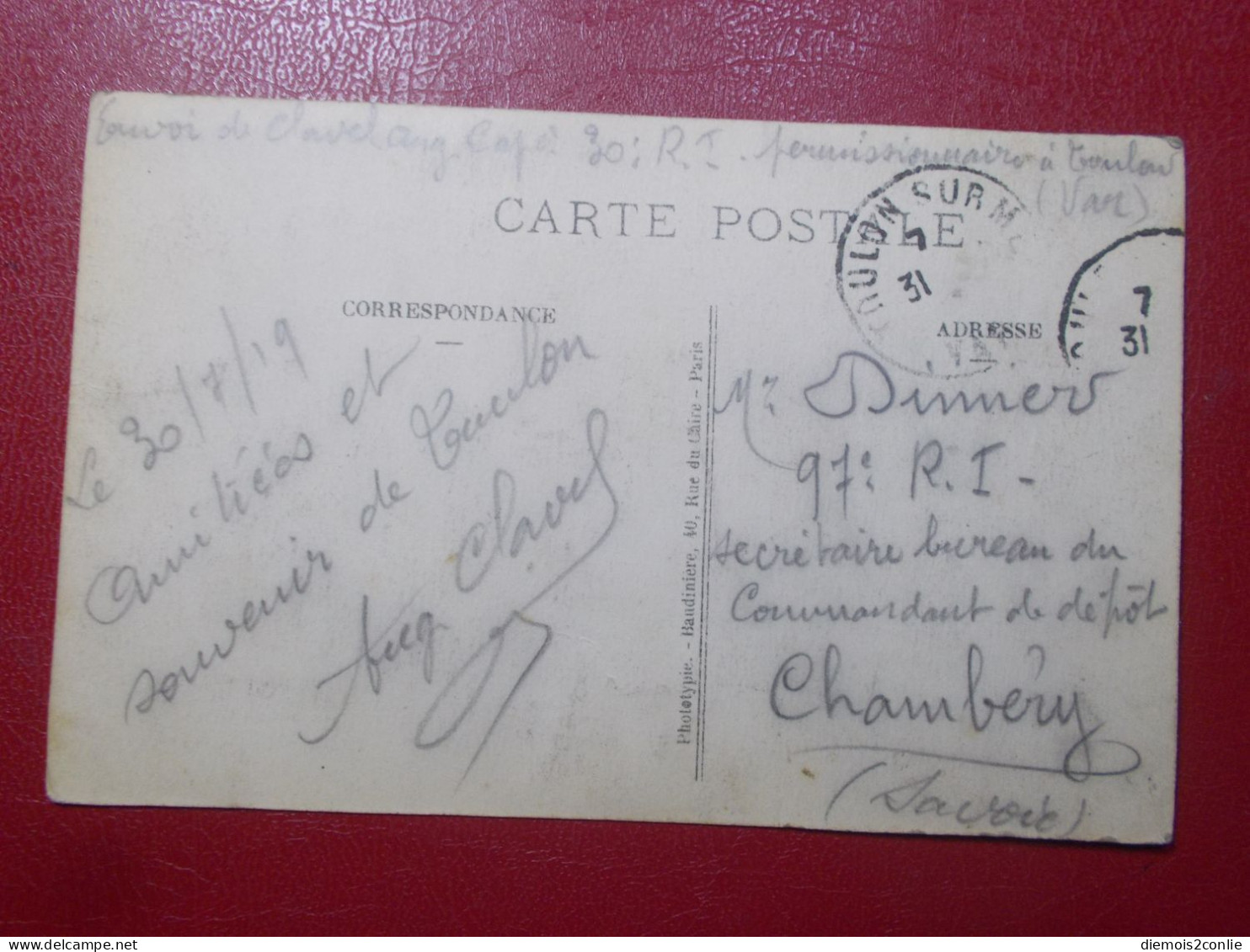 Carte Postale CPA - TOULON (83) - Caserne D'Infanterie Du Mourillon (B401) - Toulon