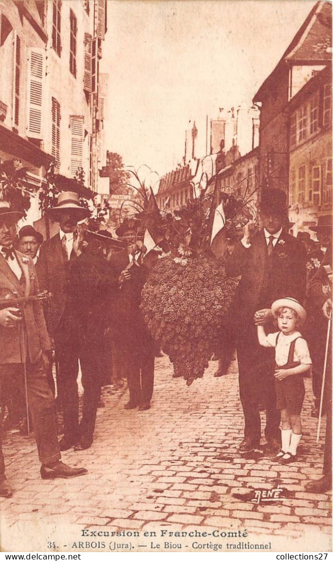 39-ARBOIS- LE BIOU , CORTEGE TRADITIONNEL - Arbois