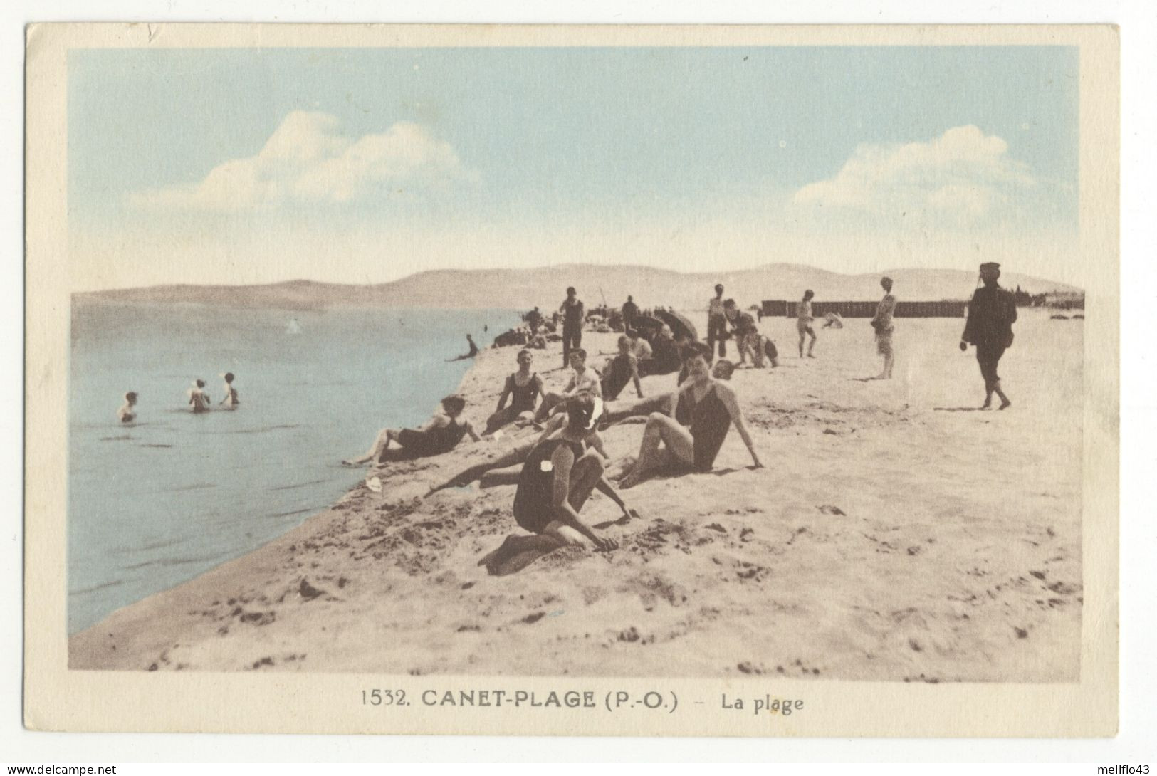 66/CPA A - Canet Plage - La Plage - Canet En Roussillon