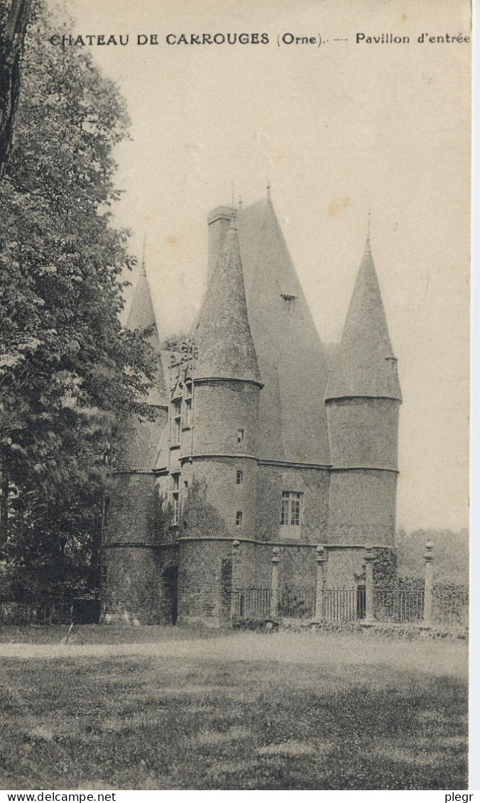 61074 01 02#0 - CARROUGES - CHÂTEAU - PAVILLON D'ENTREE - Carrouges