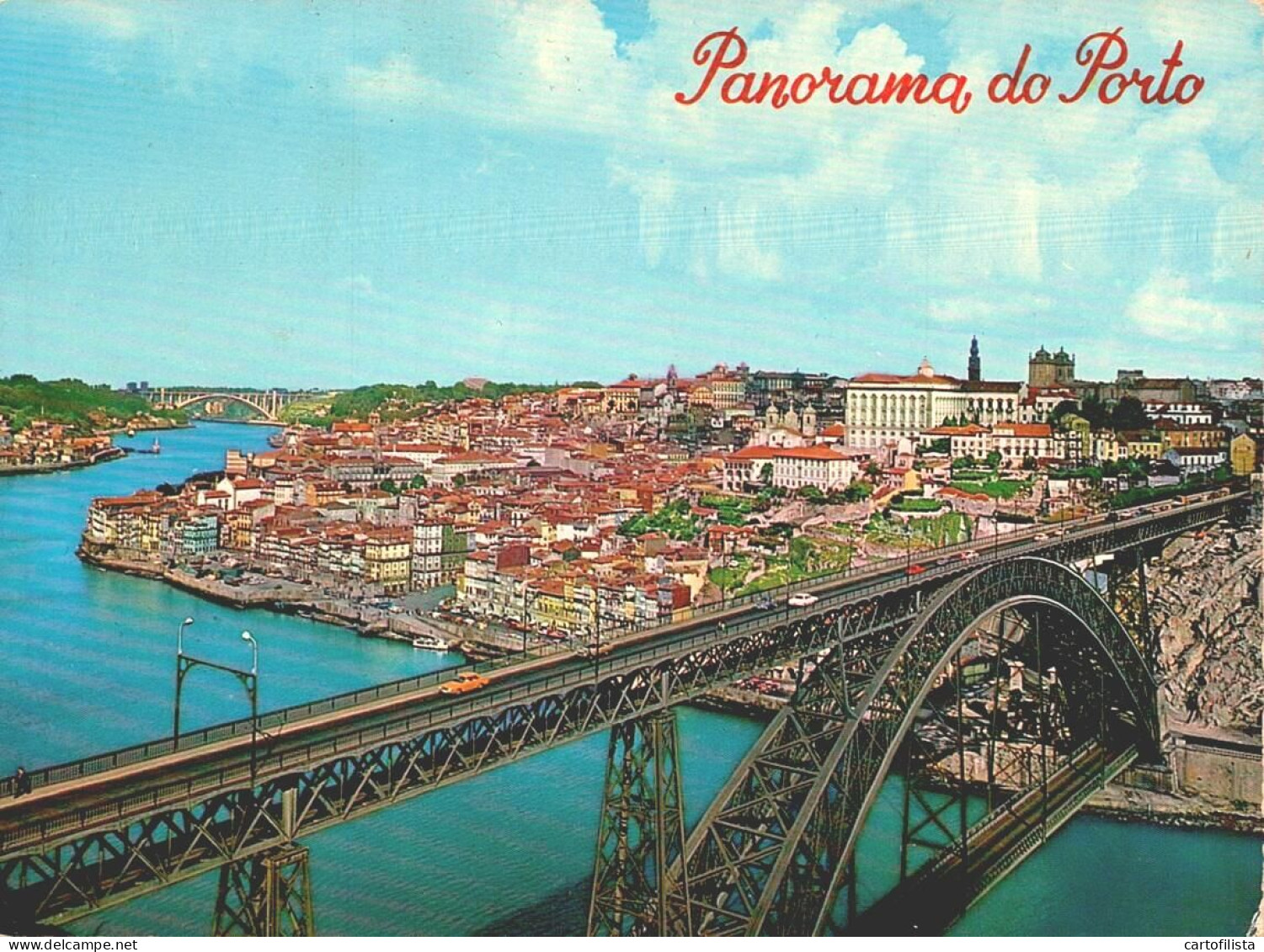 PORTO - Vista Parcial E Ponte D. Luiz I  ( 2 Scans ) - Porto