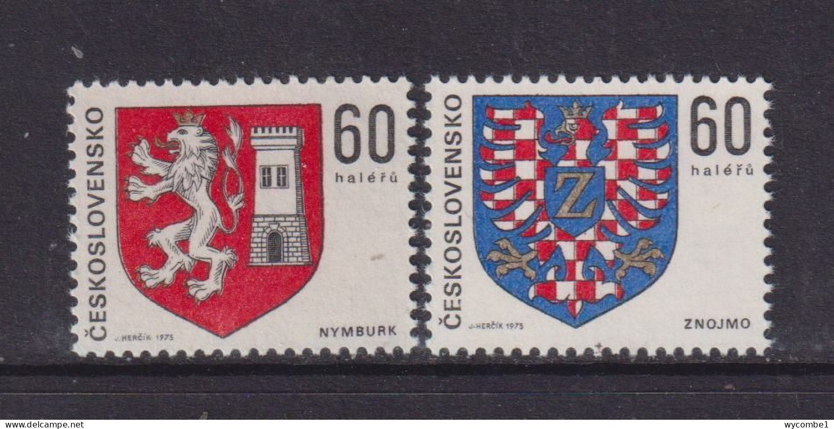 CZECHOSLOVAKIA  - 1975 Regional Capitals Set Never Hinged Mint - Nuevos