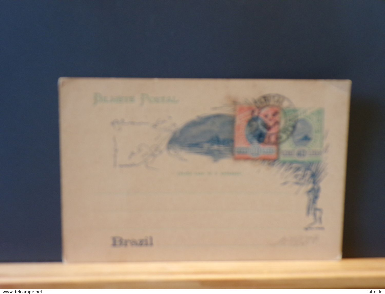 107/125B  CP BRAZIL PIQUAGE PRIVE VERSO - Postal Stationery