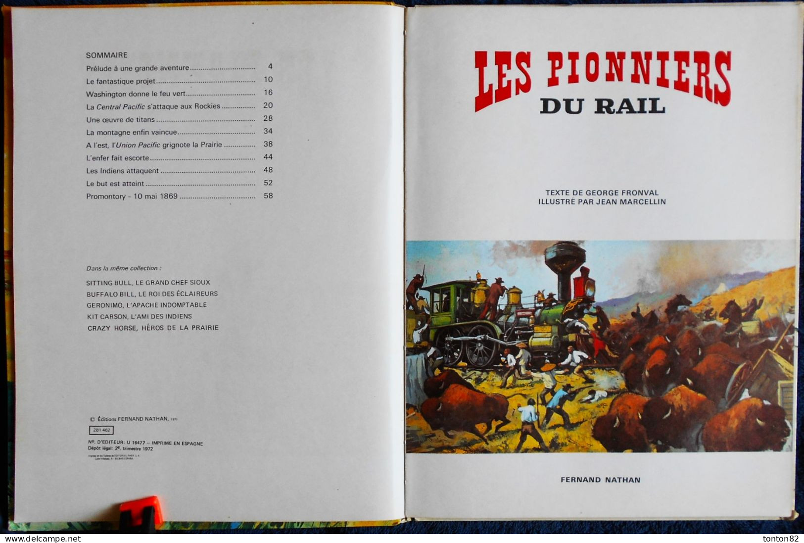 Georges Fronval - Jean Marcellin - Les Pionniers Du RAIL - Fernand Nathan - ( 1972 ) . - Sin Clasificación