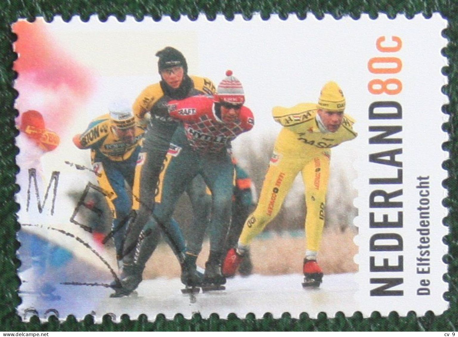 Hoogtepunten Uit De 20e Eeuw Elfstedentocht Skating NVPH 1851 (Mi 1749) 1999 Gestempeld / Used NEDERLAND / NIEDERLANDE - Usati