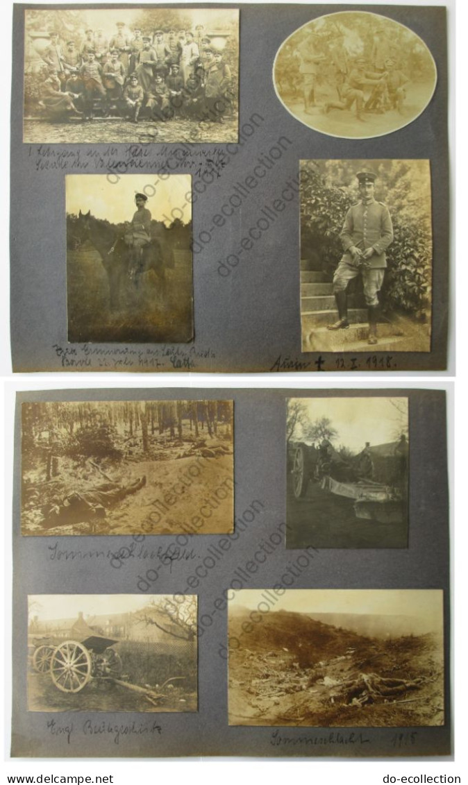 FRANCE Photos VALENCIENNES Soldats Allemands 1917 (59 Nord) Char Anglais, Bataille Somme 1918 Photo Guerre 1914-1918 WW1 - Guerra, Militares
