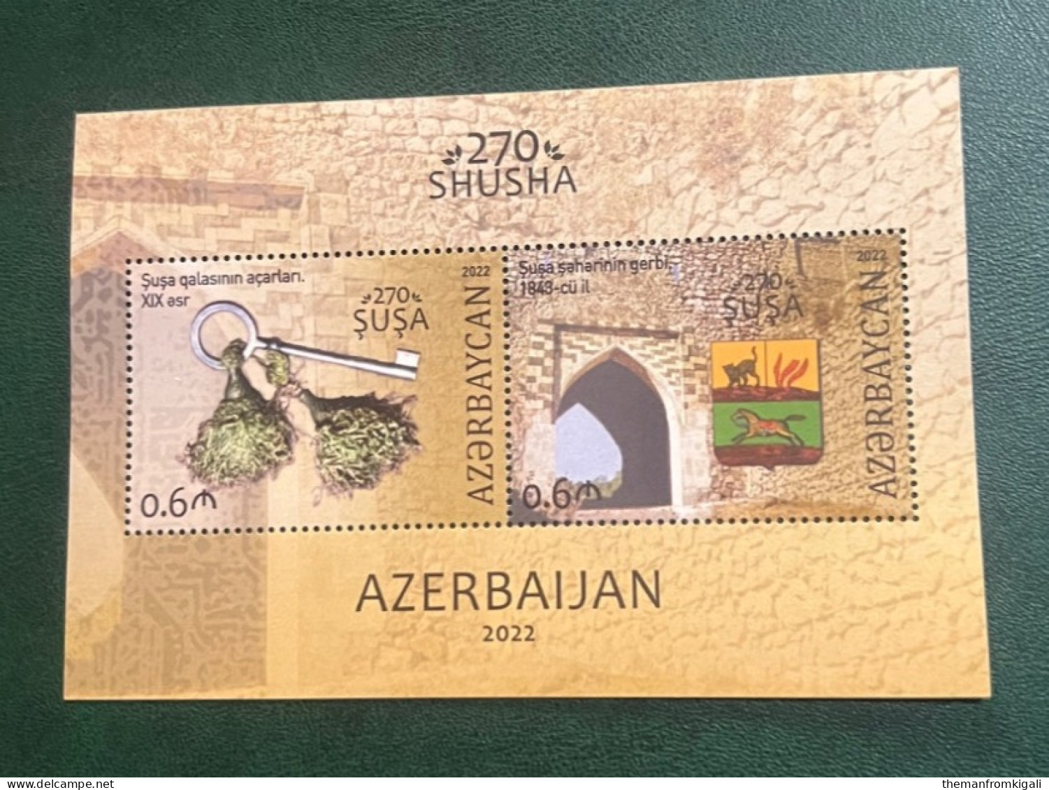 Azerbaijan 2022 - The 270th Anniversary Of Shusha. - Azerbaijan