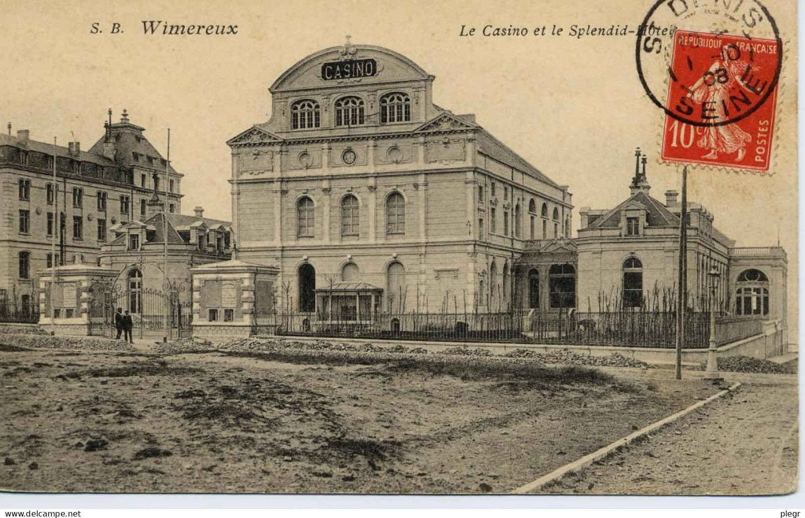 62893 01 07#1 - WIMEREUX * - LE CASINO ET LE SPLENDID HÔTEL - Boulogne Sur Mer