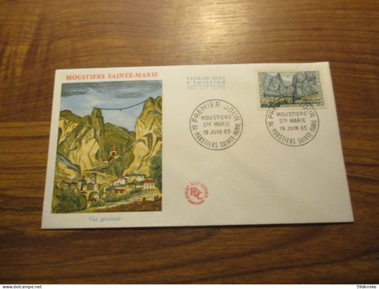 FDC - 1er Jour - France - 1965 - Moustiers Sainte Marie - 1960-1969