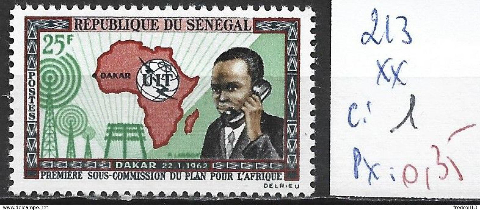 SENEGAL 213 ** Côte 1 € - Senegal (1960-...)