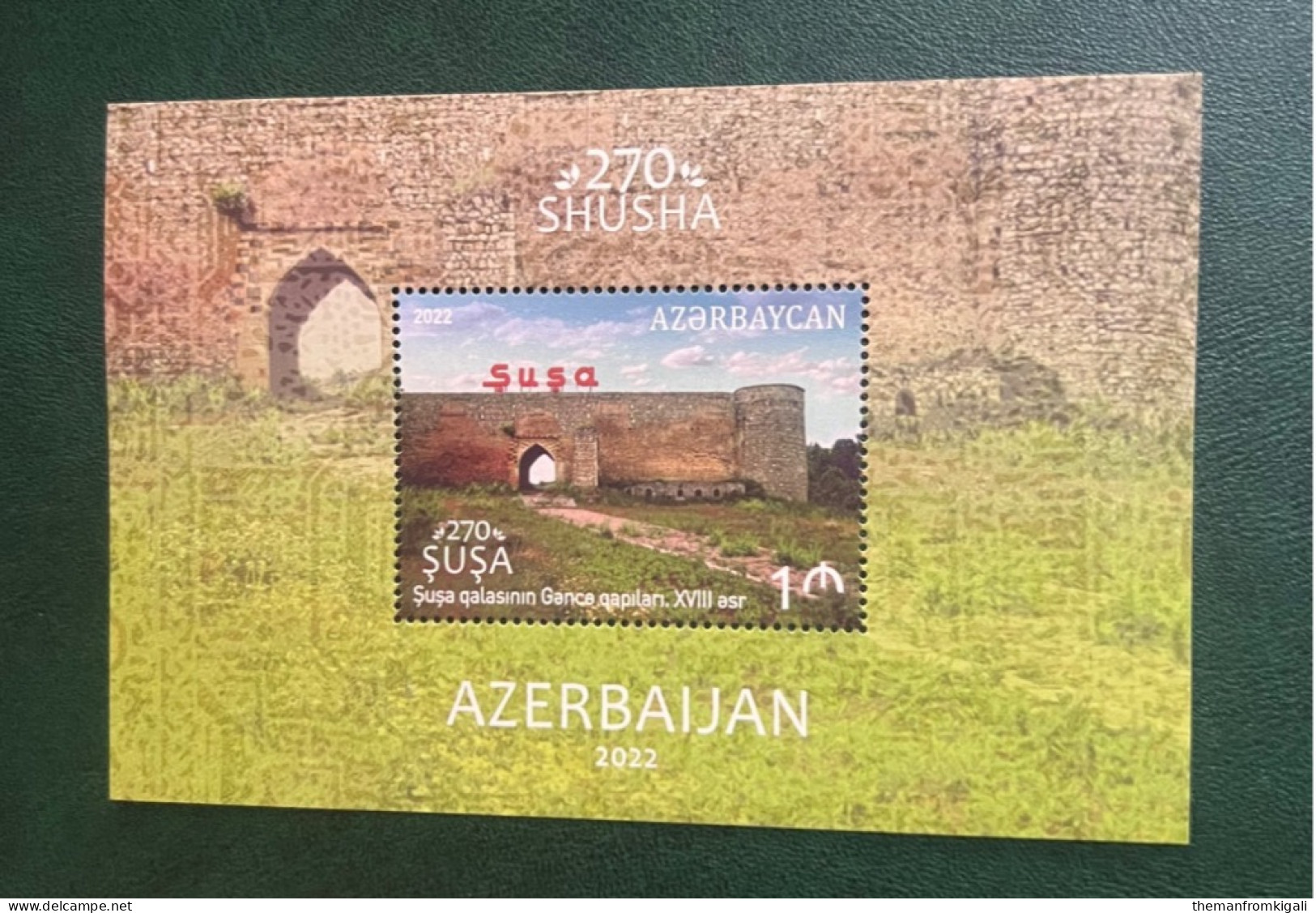Azerbaijan 2022 - The 270th Anniversary Of Shusha. - Aserbaidschan