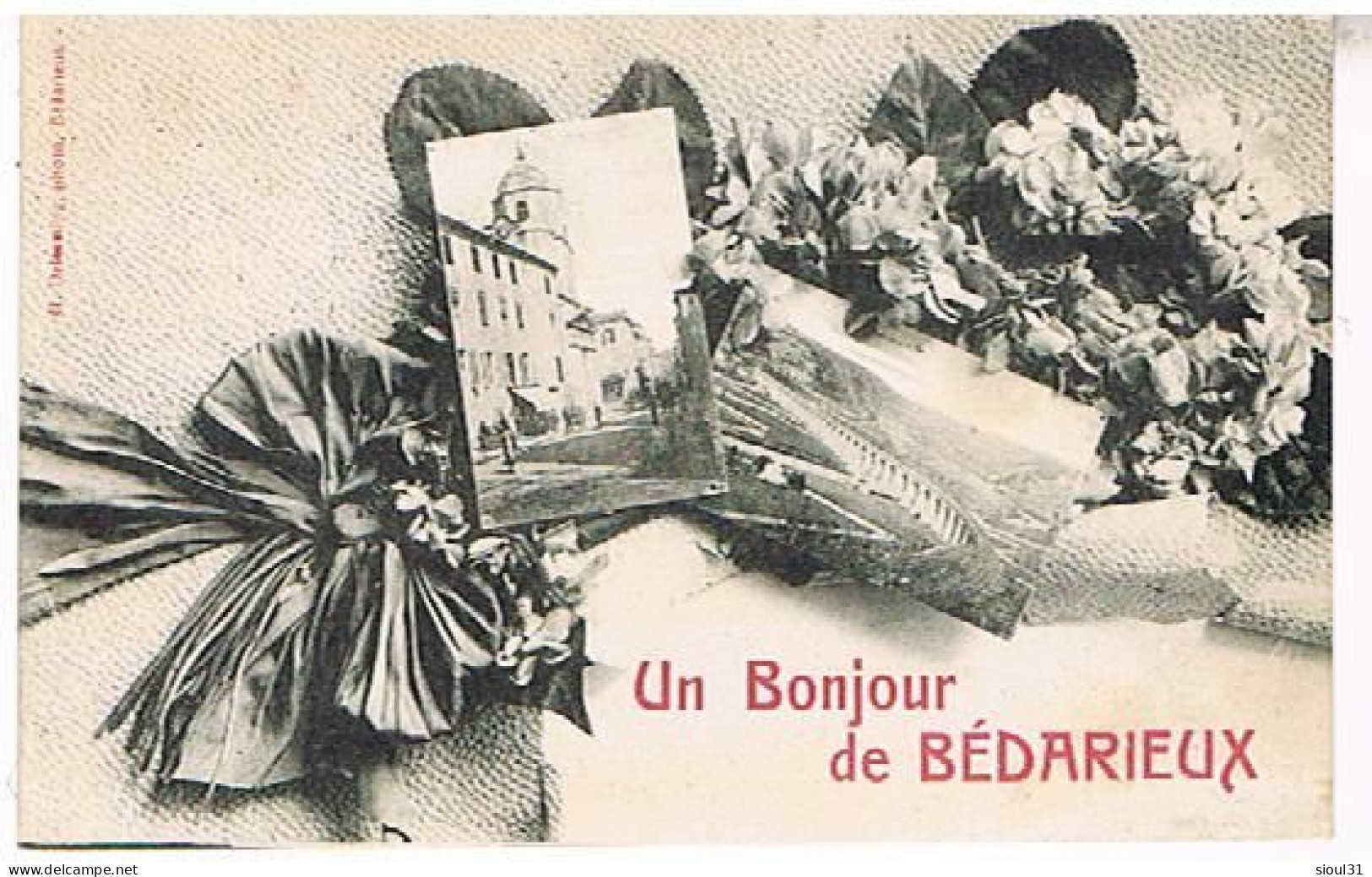 34 UN BONJOUR DE BEDARIEUX - Bedarieux