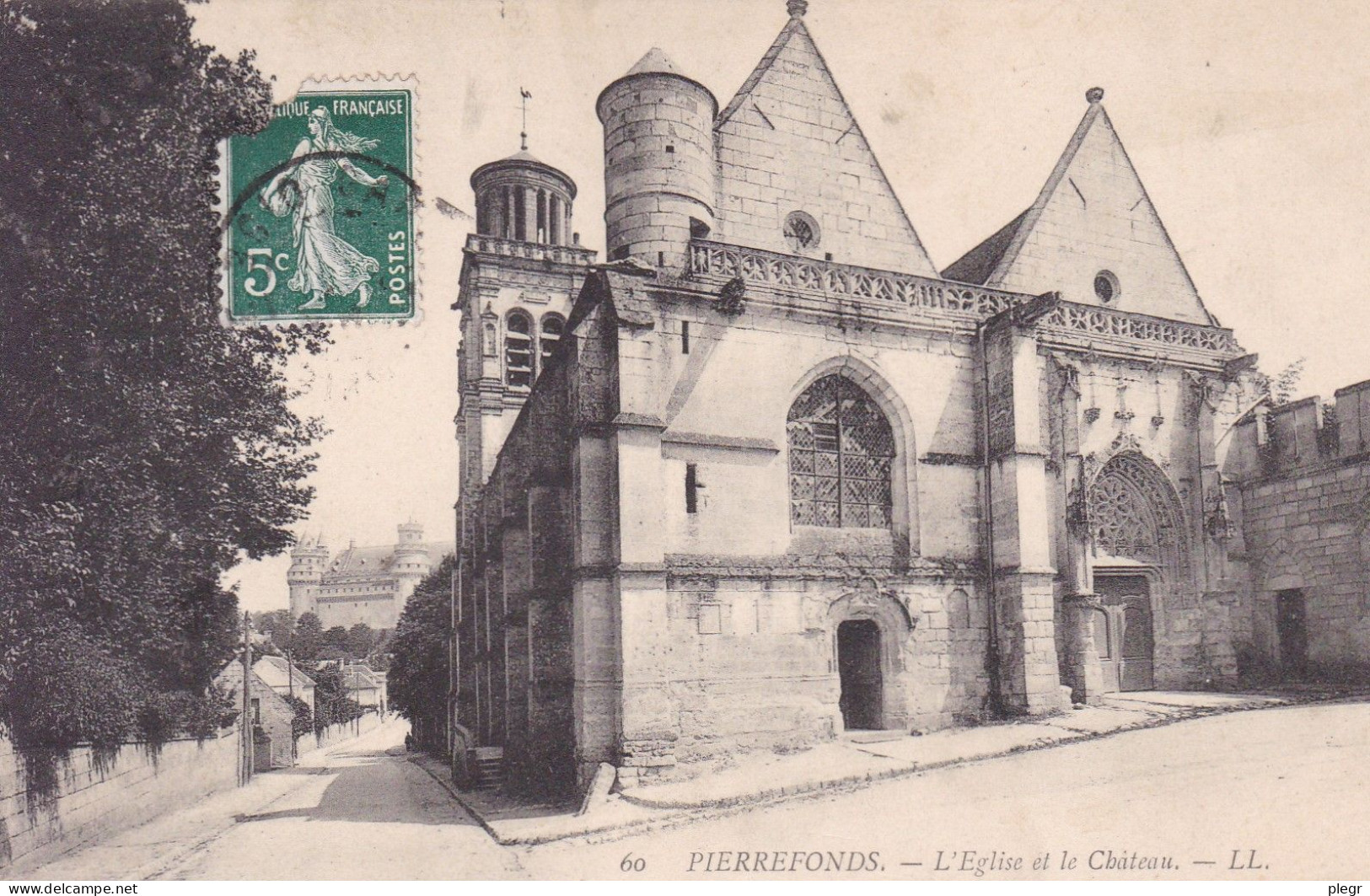 60491 01 47#0 - PIERREFONDS * - L'EGLISE ET LE CHÂTEAU - Pierrefonds