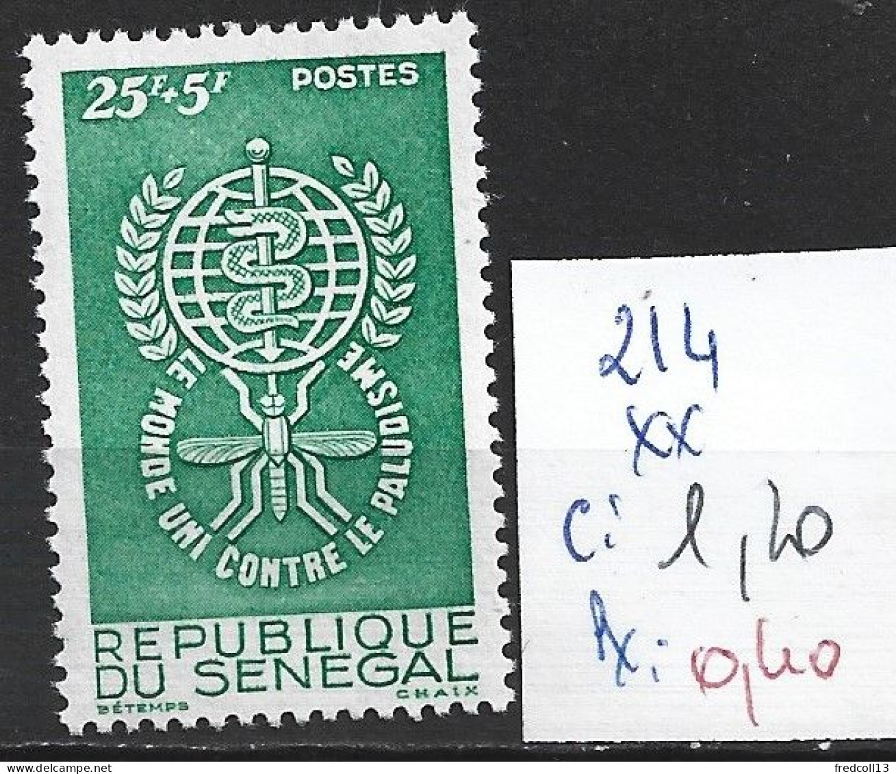 SENEGAL 214 ** Côte 1.20 € - Senegal (1960-...)