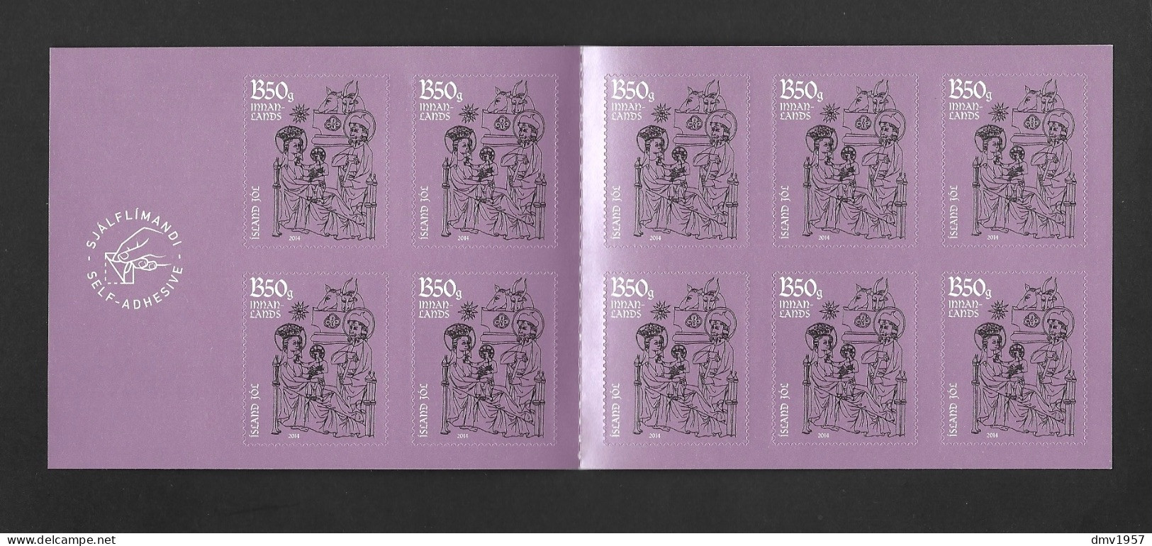 Iceland 2014 S/A Christmas Sg 1440 Booklet - Postzegelboekjes