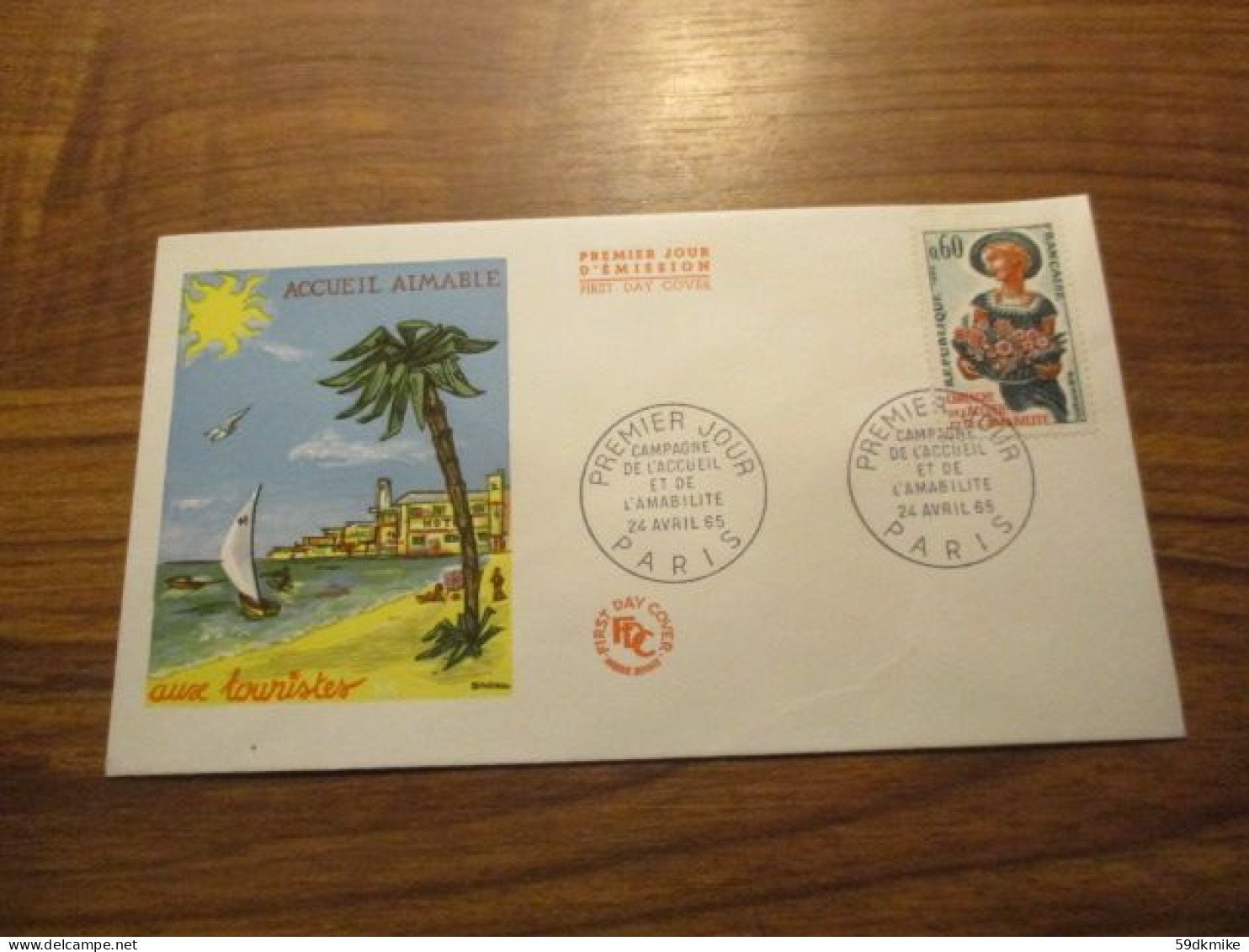 FDC - 1er Jour - France - 1965 - Accueil Aimable Aux Touristes - 1960-1969