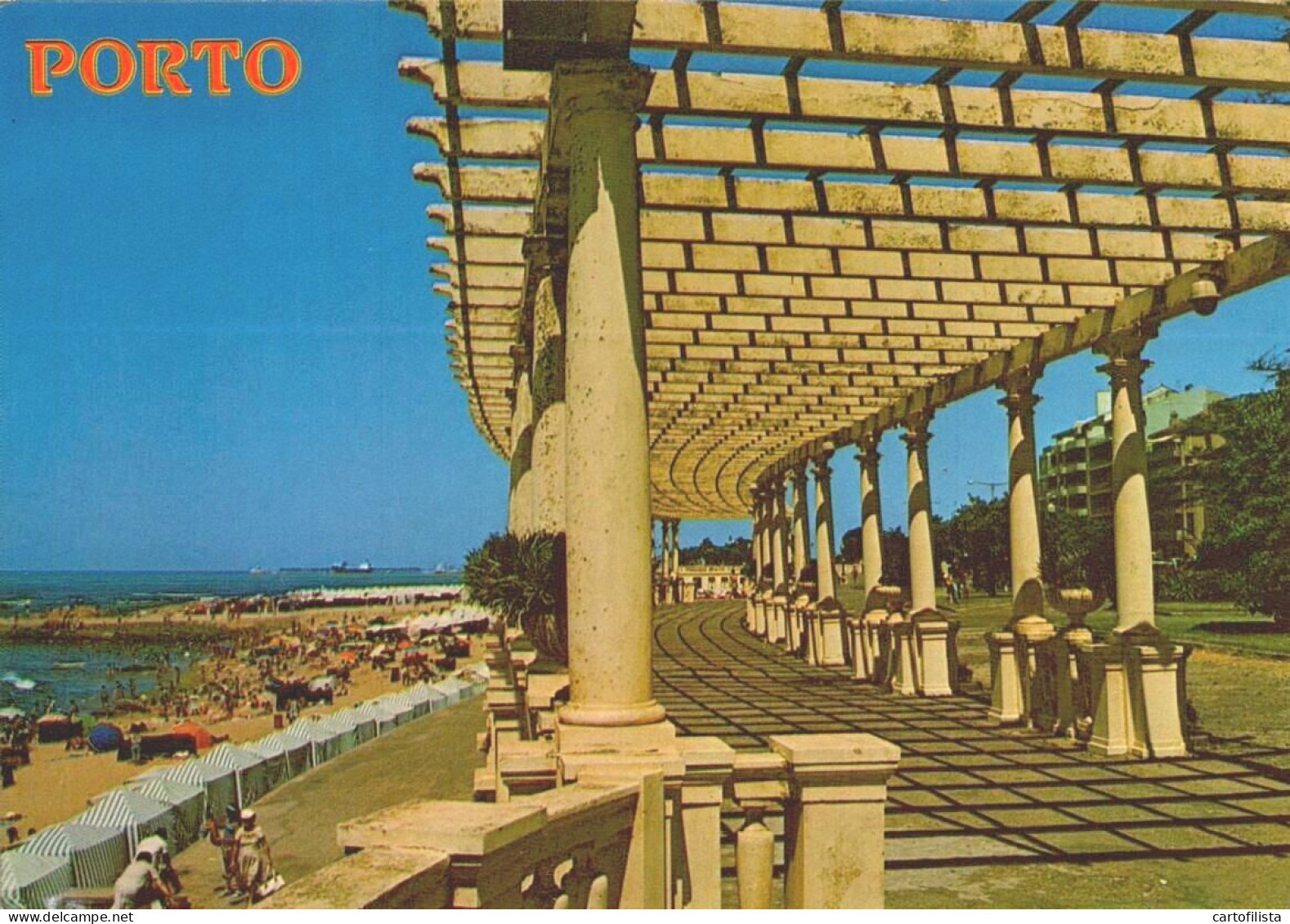 PORTO - Pérgola E Praia Da Foz Do Douro  ( 2 Scans ) - Porto