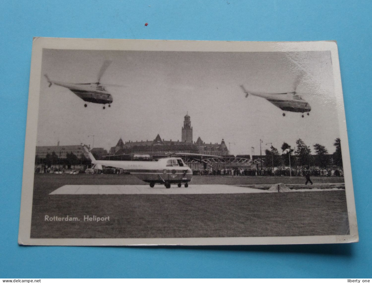 HELIPORT > Rotterdam ( Edit.: Hema ) 1958 ( Zie/voir SCANS ) ! - Helicópteros