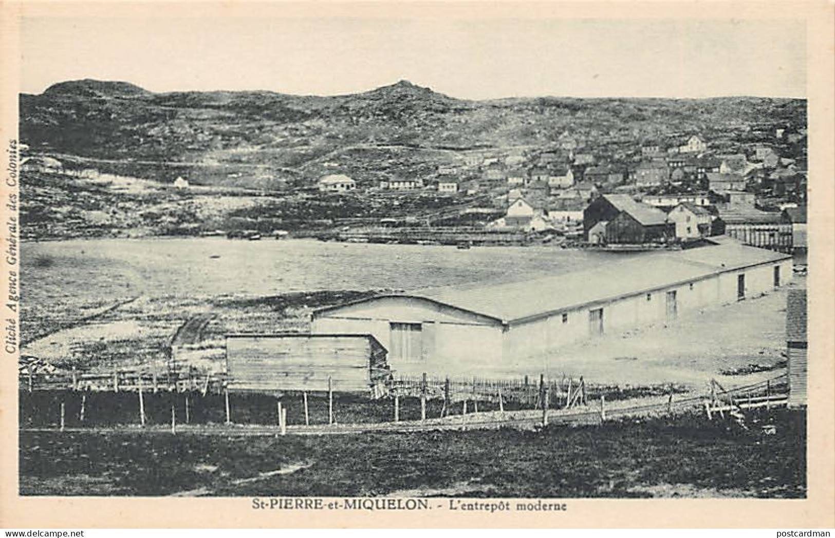 Saint-Pierre & Miquelon - L'entrepôt Moderne - Ed. Agence Centrale Des Colonies  - Saint-Pierre E Miquelon