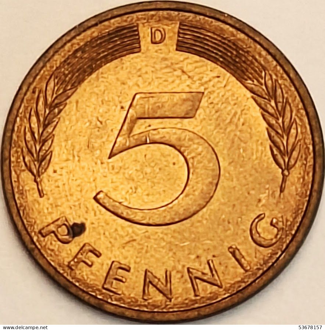 Germany Federal Republic - 5 Pfennig 1981 D, KM# 107 (#4595) - 5 Pfennig