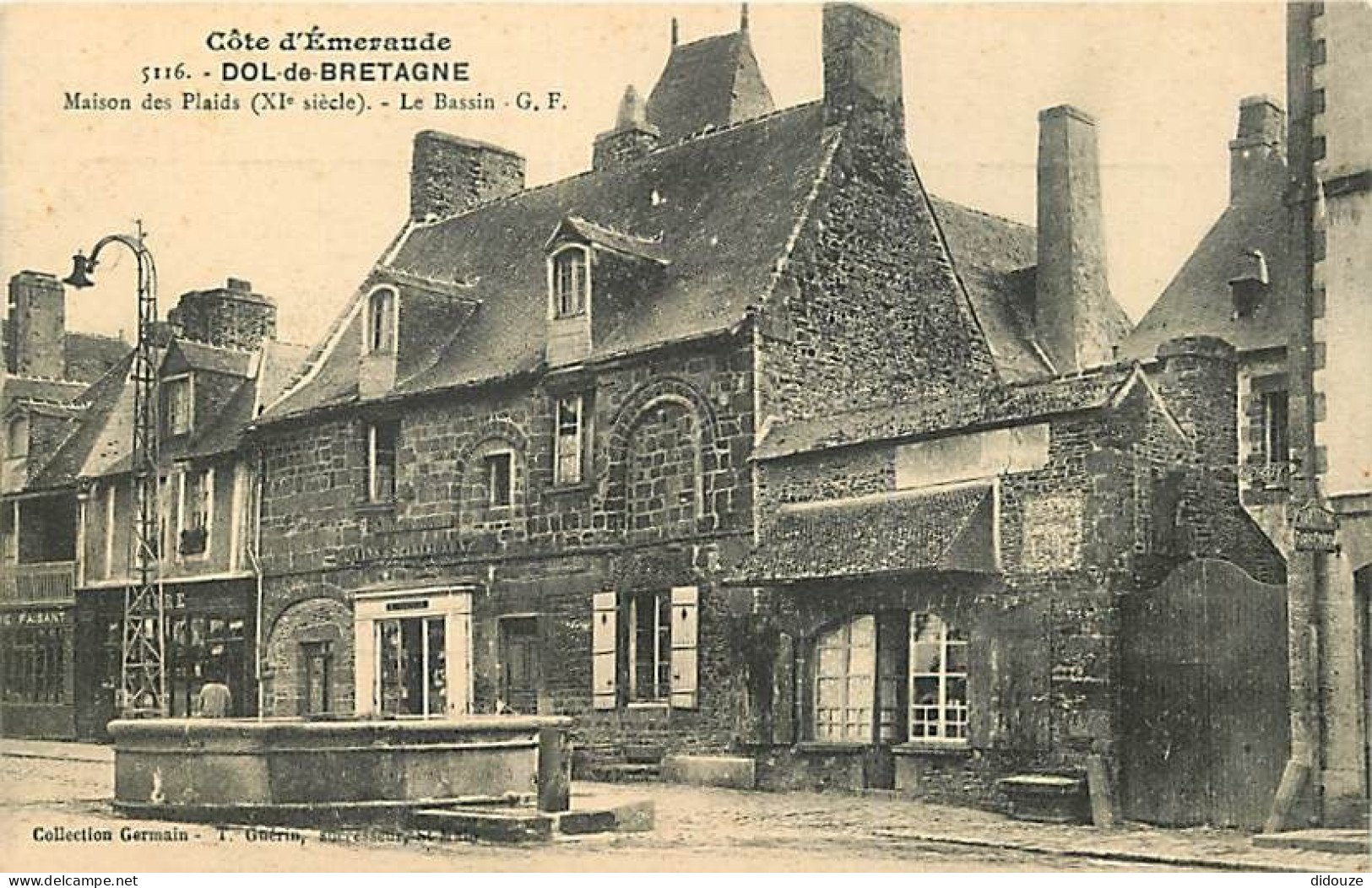 35 - Dol De Bretagne - Maison Des Plaids - Le Bassin - Carte Neuve - CPA - Voir Scans Recto-Verso - Dol De Bretagne