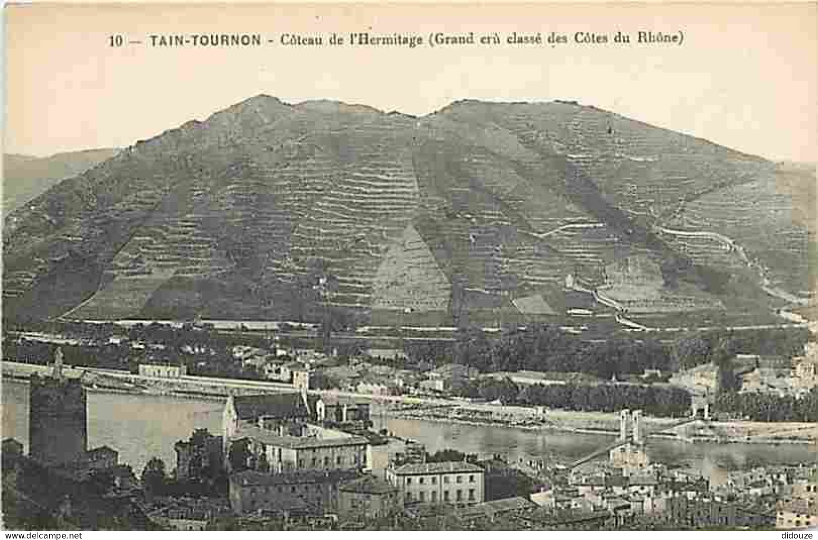 26 - Tain - Tournon - Coteau De L'Hermitage - Grand Cru Classé Des Cotes Du Rhones - Vignes - CPA - Voir Scans Recto-Ver - Andere & Zonder Classificatie