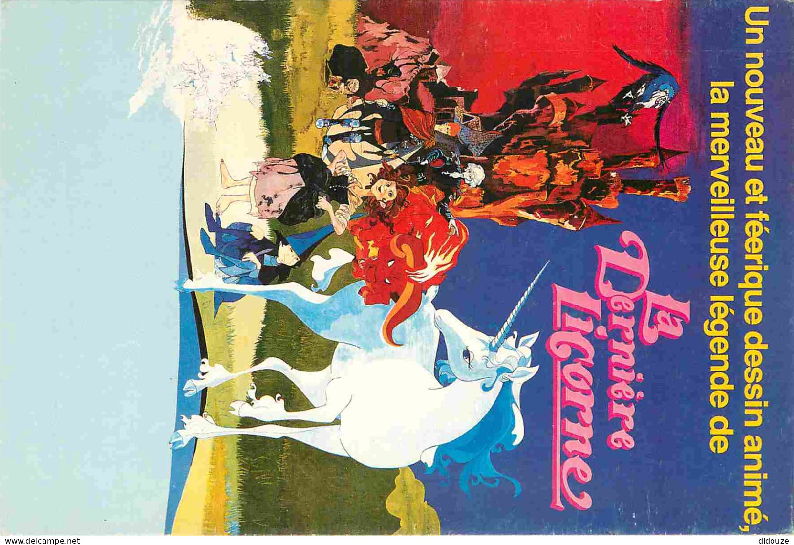 Cinema - Affiche De Film - La Dernière Licorne - Dessin Animé - CPM - Voir Scans Recto-Verso - Posters On Cards