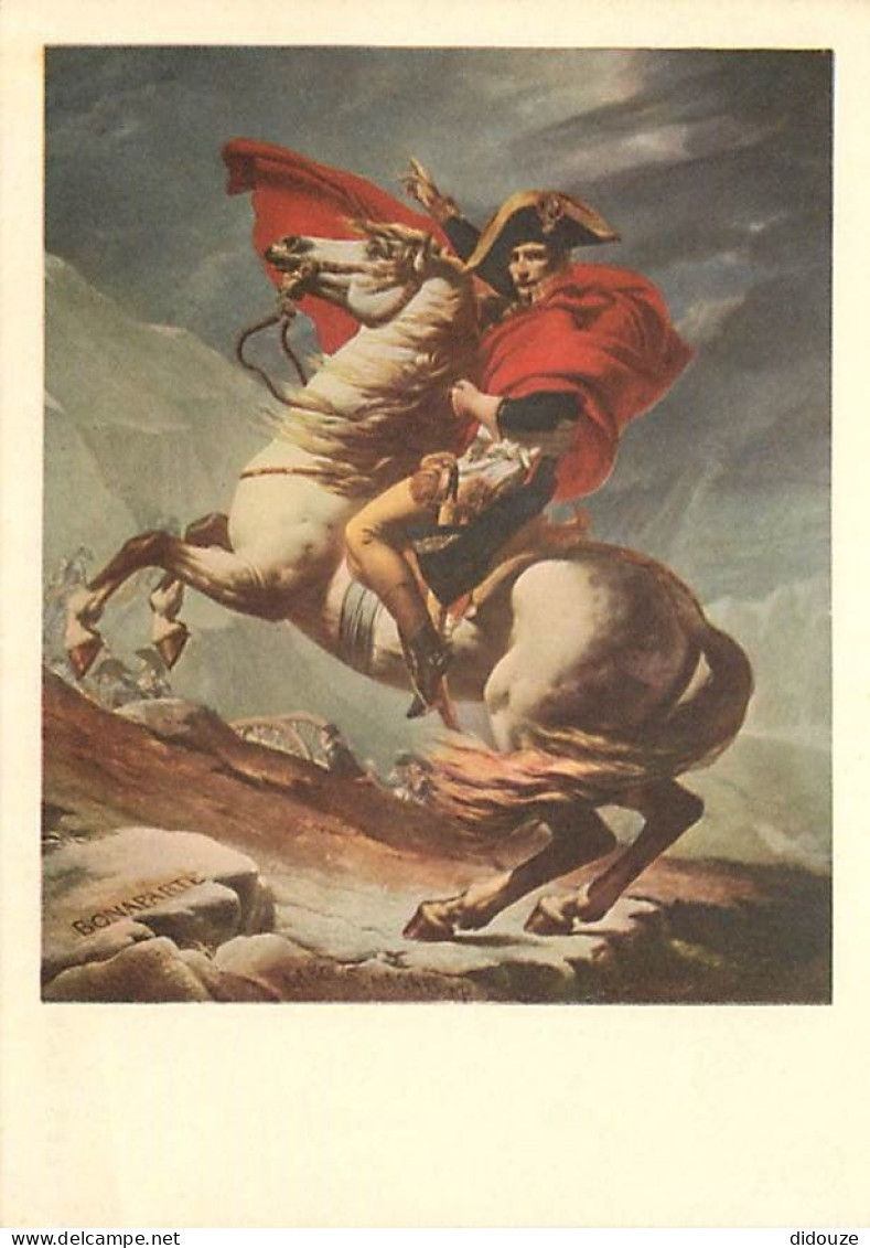 Art - Peinture Histoire - Jacques-Louis David - Napoléon Bonaparte Franchissant Les Alpes Au Saint-Bernard - CPM - Carte - Geschichte