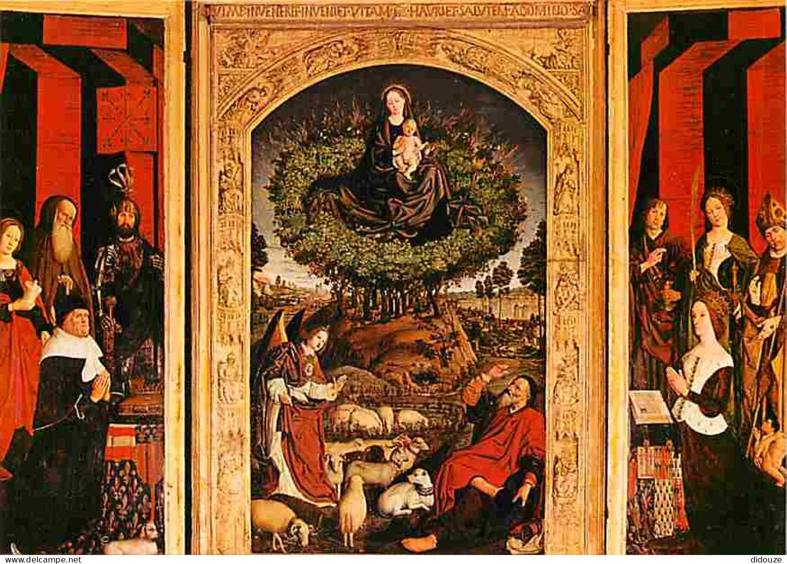 Art - Peinture Religieuse - Aix En Provence - Cathédrale Saint Sauveur - Triptyque Du Buisson Ardent De Nicolas Froment  - Schilderijen, Gebrandschilderd Glas En Beeldjes