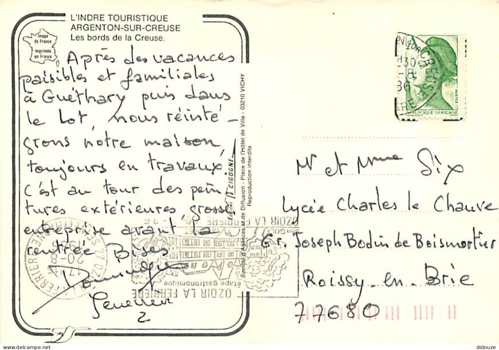 36 - Argenton Sur Creuse - Les Bords De La Creuse - CPM - Voir Scans Recto-Verso - Andere & Zonder Classificatie