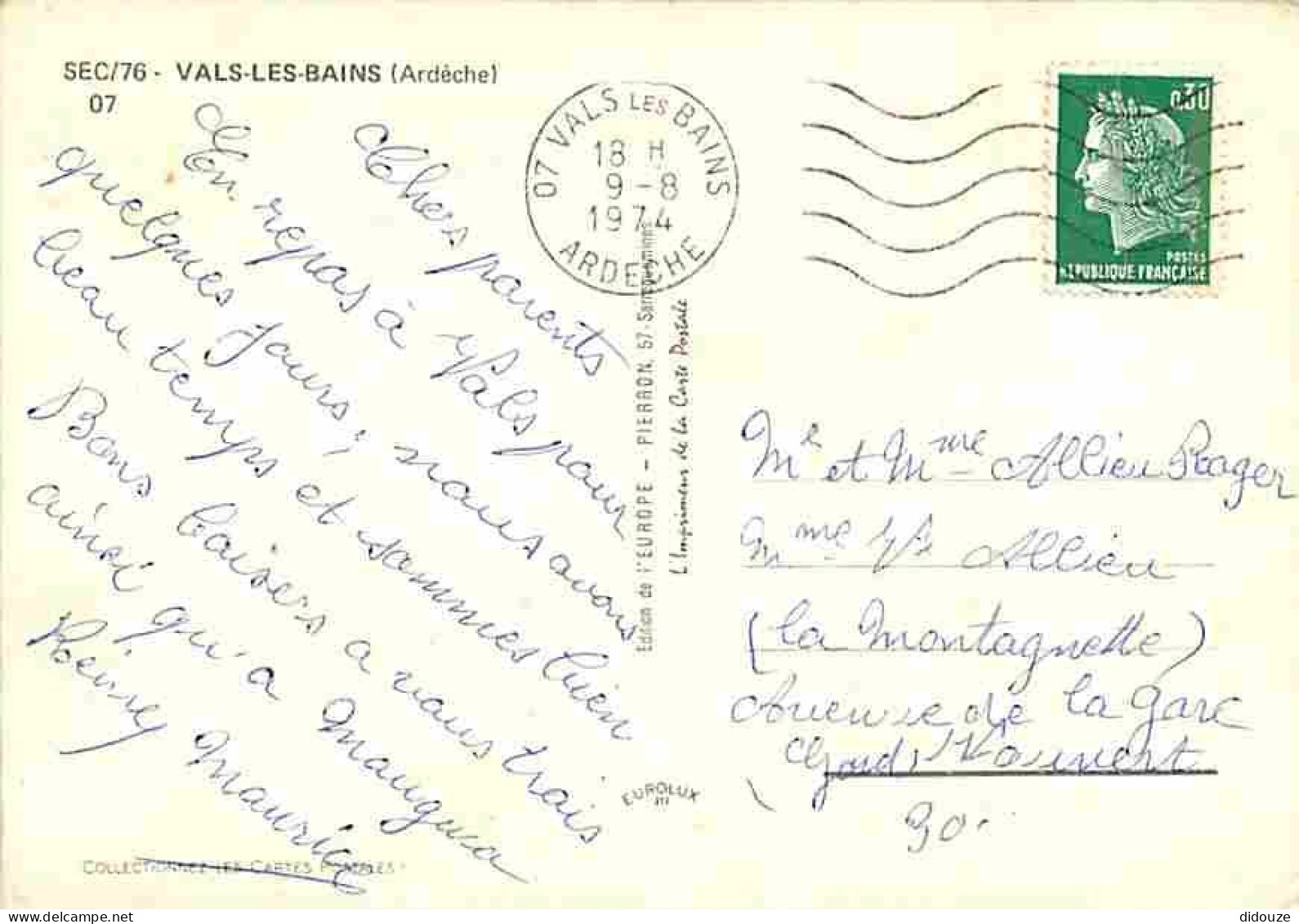 07 - Vals Les Bains - Multivues - CPM - Voir Scans Recto-Verso - Vals Les Bains